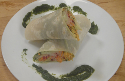 Paneer and Soya Wrap